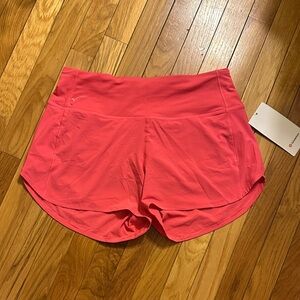 Lululemon Speed Up HR Short 4 inch lined short NWT size 8